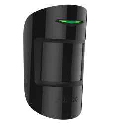 COMBIPROTECT-B - Ajax Detector volumétrico PIR inmune a mascotas y detector rotura de cristal - Color Negro