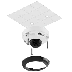 DOMECAM-MINI-8-4MM-W-Telecamera IP 8 Megapixel Ajax, Ottica 4 mm -Colore bianco