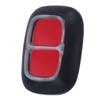 DOUBLEBUTTON-B-Double panic button - Grade 2 Ajax -Black colour