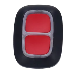 DOUBLEBUTTON-B- Botão de pânico duplo - Grau 2 Ajax - Cor Preto