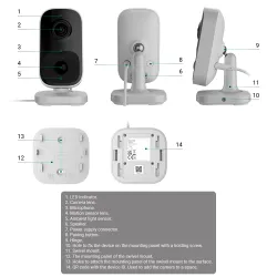 INDOORCAM-4- Cube IP camera 4 Mp Black colour