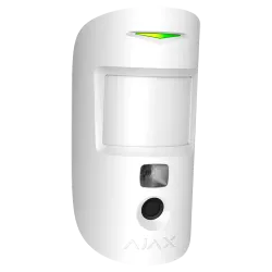 MOTIONCAM-W - Ajax Détecteur volumétrique PIR avec immunité aux animaux domestiques - Couleur blanche
