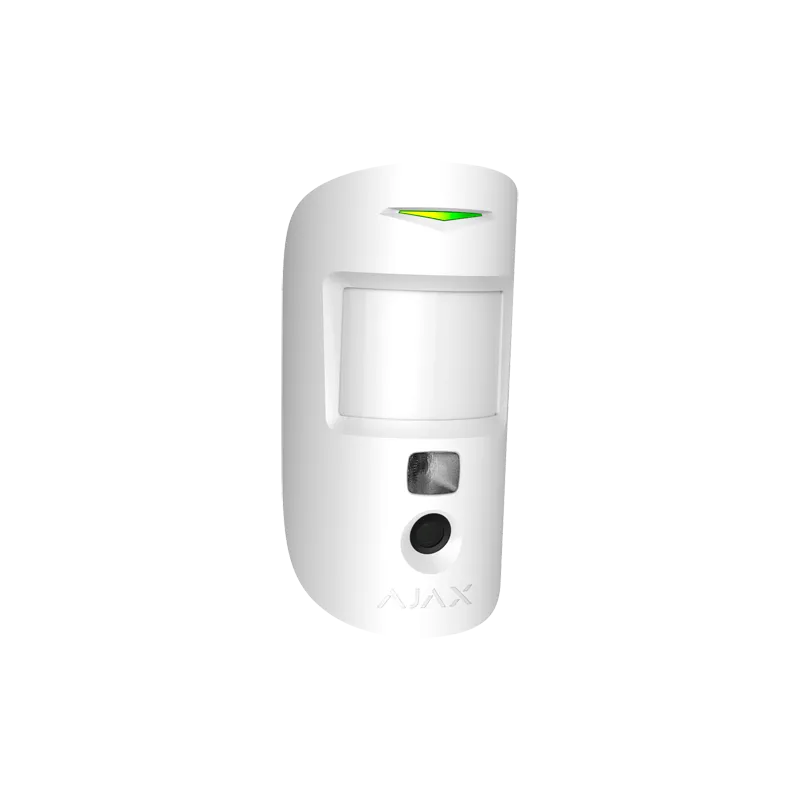 MOTIONCAM-W - Ajax Détecteur volumétrique PIR avec immunité aux animaux domestiques - Couleur blanche