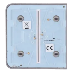Painel táctil para um interruptor de luz duplo Ajax LightSwitch SideButton - Cor Cor Cinza RAL 7004