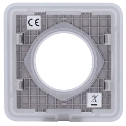 Tampa para tomada de base tipo F Ajax OUTLETCORE-BASIC - Cor cinza RAL 7004