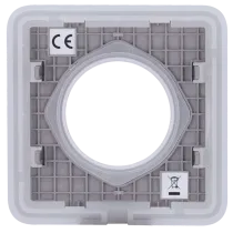 Tampa para tomada de base tipo F Ajax OUTLETCORE-BASIC - Cor cinza RAL 7004