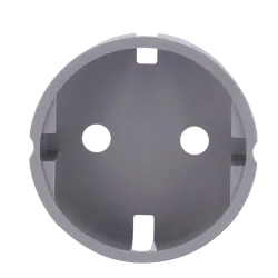 Tampa para tomada de base tipo F Ajax OUTLETCORE-BASIC - Cor cinza RAL 7004