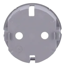 Tampa para tomada de base tipo F Ajax OUTLETCORE-BASIC - Cor cinza RAL 7004