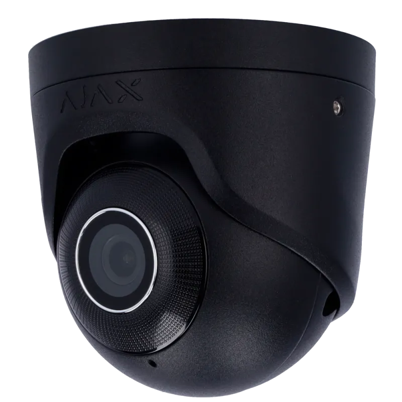 TURRETCAM-8-B -Cámara IP Turret 8 Megapixel Ajax,lente de 2,8mm - Color Negro