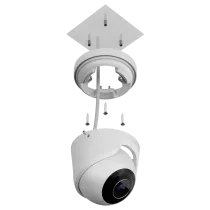 TURRETCAM-8-B -Cámara IP Turret 8 Megapixel Ajax,lente de 2,8mm - Color Negro