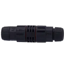 Connecteur avec raccord industriel CON-RJ45-GLAND-W-BLACK