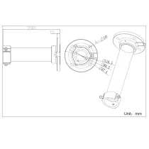 Support plafond DS-1661ZJ