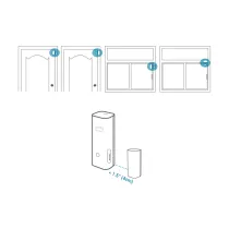 EUFY-ALARM-ENTRY4 -Sensore di apertura Eufy by Anker