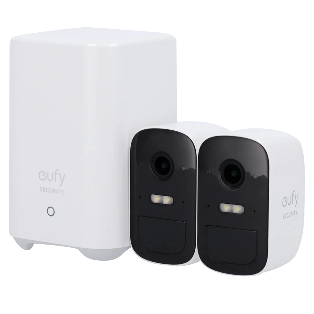 EUFY-CAM2C-S210-Kit 2 Cámaras + 1 HomeBase Eufy by Anker