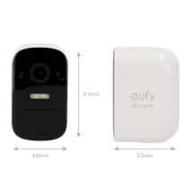 EUFY-CAM2C-S210-ADDON-Camara para conectar a HomeBase2 Eufy by Anker