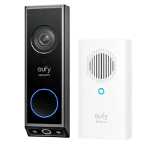Kit de sonnette WiEUFY-DOORBELL-E340-KIT-Kit de sonnette Wi-Fi à double caméra Eufy par Anker