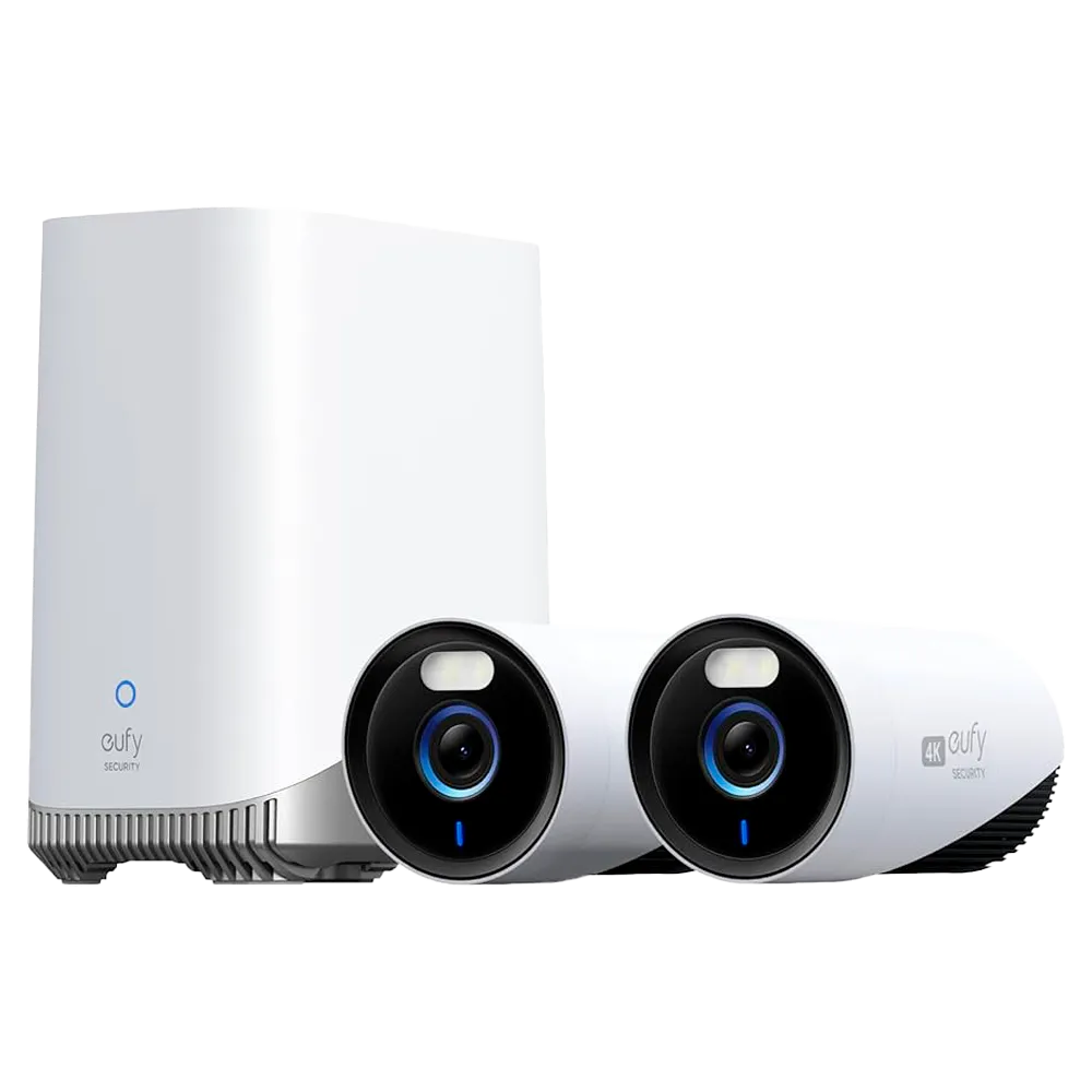 EUFY-EUFYCAM-E330-KIT2-Kit 2 Telecamere + 1 HomeBase 3 Eufy by Anker EUFY-EUFYCAM-E330-KIT2-Kit 2 Telecamere + 1 HomeBase 3 Eufy by Anker