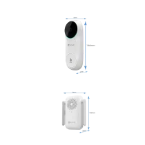 EZ-DB2C-KIT-Campanello con video WiFi IP Ezviz