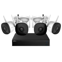 Caméra WiIMOU-KIT/NVR1104HS-W-S2-CE-1T/4-F22P-0280B -Wireless Kit 4 Cámaras Bullet 2C 2MP