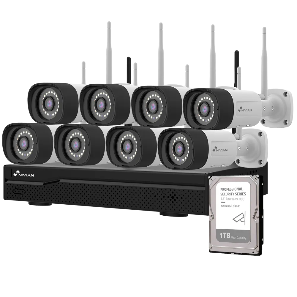 NV-KIT1630W6-8CAM-1TB - Nivian WiFi CCTV kit