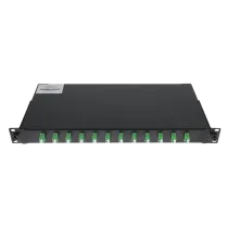 Panneau de brassage de fibre optique PP-FIBER-12-LC