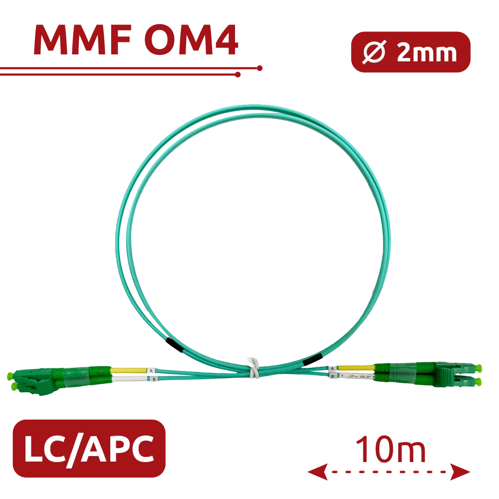 SF-LC-APC-LC-APC-OM4-DX-10M-A