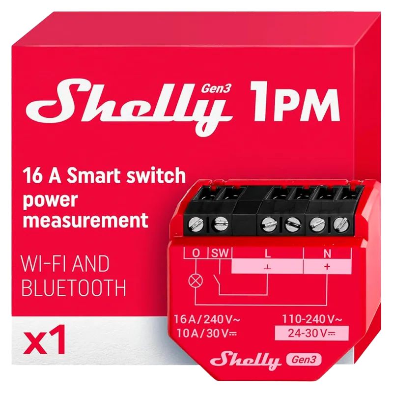 Shelly 1PM Gen3 SH-1PM-GEN3