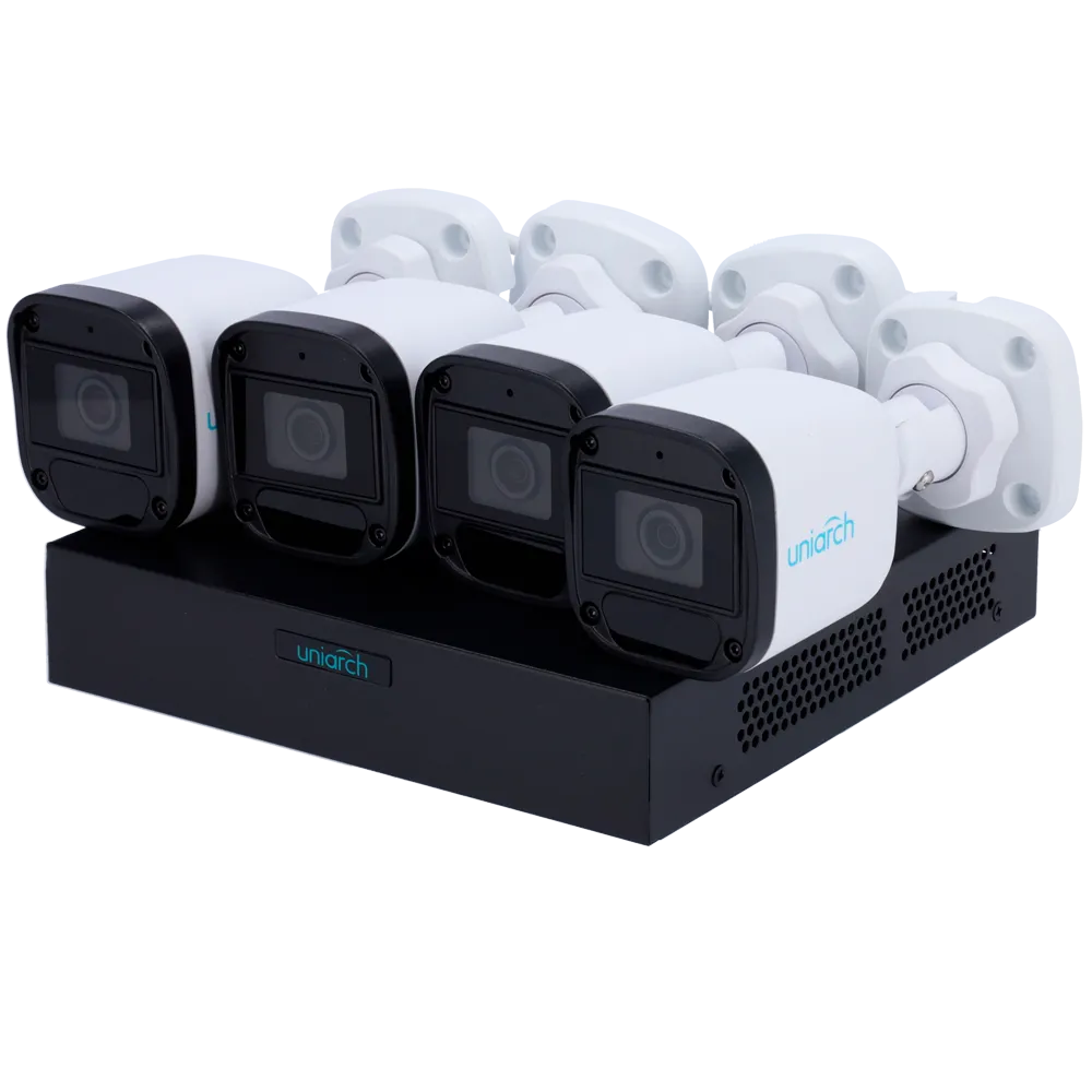 UV-KIT118-B42POE - Kit de Videovigilância Uniarch UV-KIT118-B42POE - Kit de Videovigilância Uniarch