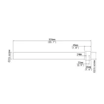 Support plafond UV-TR-SE45-A-IN