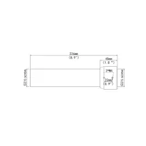 Support plafond UV-TR-SE45-IN