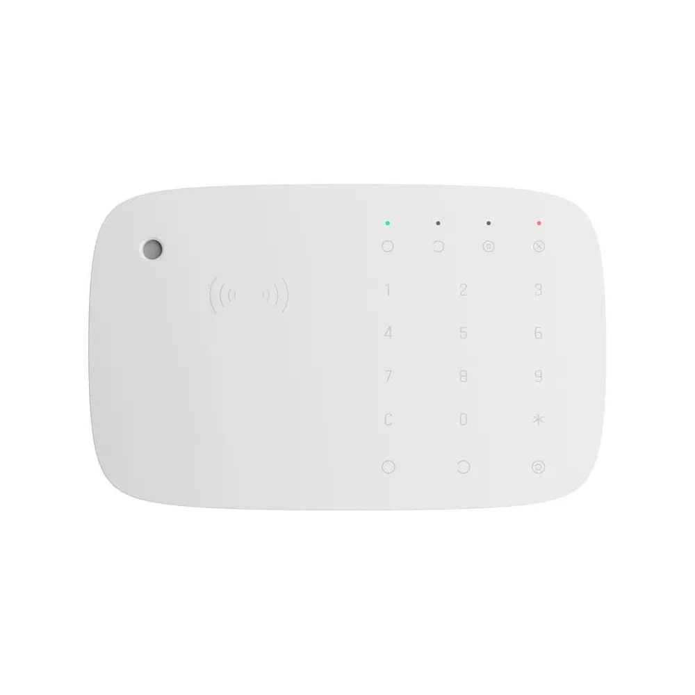 KEYPADCOMBI-W-Teclado con lector RFID y sirena - Grado 2 Ajax - Color Blanco KEYPADCOMBI-W-Teclado con lector RFID y sirena - Grado 2 Ajax - Color Blanco