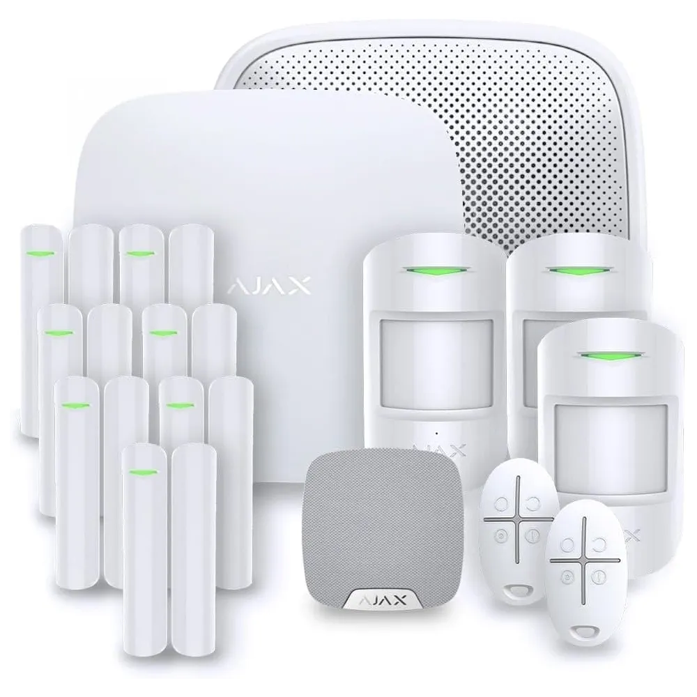 HUB2KIT4G-KIT10-W -Kit d'alarme professionnelle Ajax